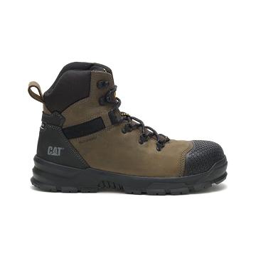 Caterpillar Accomplice X Vízálló Steel Toe Férfi Vízálló Bakancs Olivazöld | HU2509NB