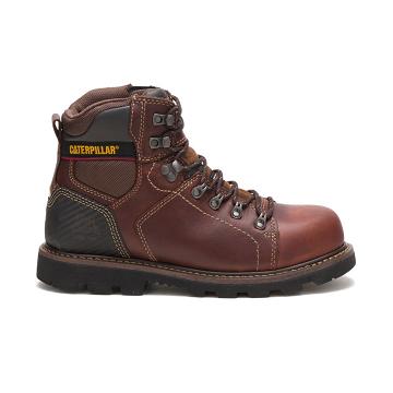 Caterpillar Alaska 2.0 Steel Toe Férfi Munkabakancs Barna | HU2571GL