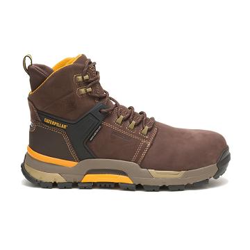 Caterpillar CAT EDGE Vízálló Nano Toe Férfi Vízálló Bakancs Kávé | HU2492HK