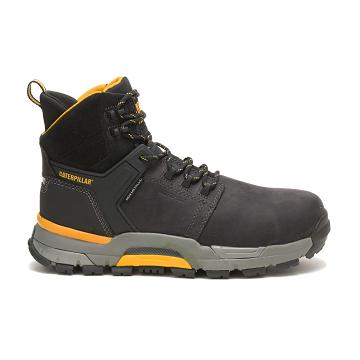 Caterpillar CAT EDGE Vízálló Nano Toe Férfi Vízálló Bakancs Fekete | HU2493GL
