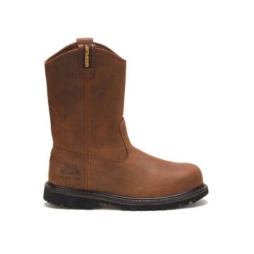 Caterpillar Edgework Steel Toe Férfi Munkabakancs Barna | HU2439JJ