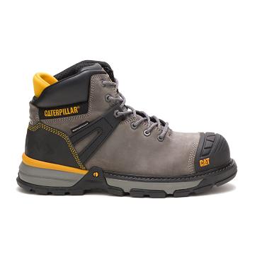 Caterpillar Excavator Superlite Vízálló Carbon Composite Toe Férfi Vízálló Bakancs Szürke | HU2495DN