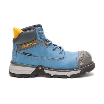 Caterpillar Excavator Superlite Vízálló Carbon Composite Toe Női Munkavédelmi Bakancs Kék | HU2780QZ