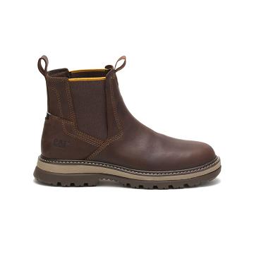 Caterpillar Fairbanks Chelsea Férfi Munkabakancs Kávé | HU2456MA