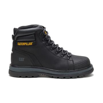 Caterpillar Foxfield Steel Toe Férfi Munkabakancs Fekete | HU2573DN