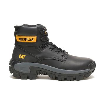 Caterpillar Invader Hi Steel Toe Férfi Munkavédelmi Bakancs Fekete | HU2417DN