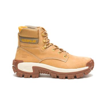 Caterpillar Invader Hi Steel Toe Férfi Munkabakancs Barna | HU2598FM