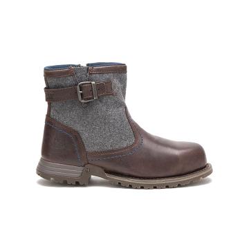 Caterpillar Jace Steel Toe Női Munkabakancs Bordó | HU2789PQ