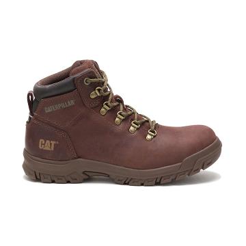 Caterpillar Mae Steel Toe Vízálló Női Munkavédelmi Bakancs Kávé | HU2767FM