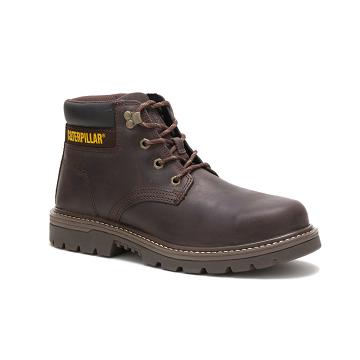 Caterpillar Outbase Steel Toe Férfi Munkavédelmi Bakancs Kávé | HU2404MA
