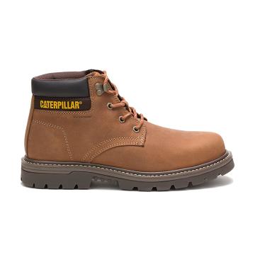 Caterpillar Outbase Vízálló Steel Toe Férfi Munkavédelmi Bakancs Barna | HU2403QZ