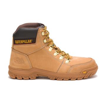 Caterpillar Outline Férfi Munkavédelmi Bakancs Barna | HU2355VD