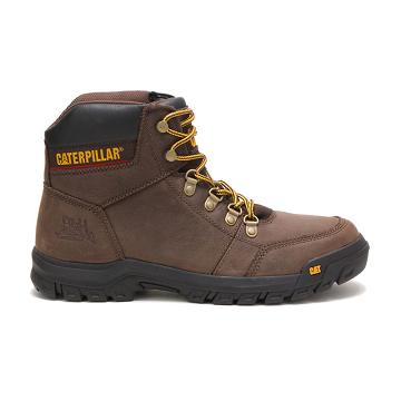 Caterpillar Outline Férfi Munkavédelmi Bakancs Barna | HU2364FM