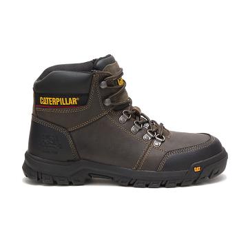 Caterpillar Outline Steel Toe Férfi Munkavédelmi Bakancs Szürke | HU2396IS