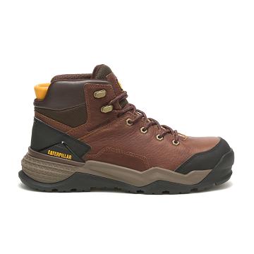 Caterpillar Provoke Mid Vízálló Alloy Toe Férfi Vízálló Bakancs Kávé | HU2500IS