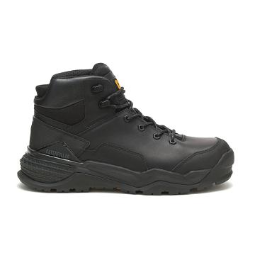 Caterpillar Provoke Mid Vízálló Alloy Toe Férfi Vízálló Bakancs Fekete | HU2501UT