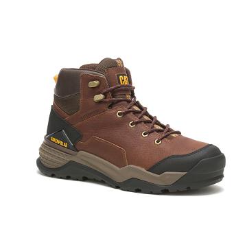 Caterpillar Provoke Mid Vízálló Férfi Vízálló Bakancs Kávé | HU2504RW