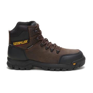 Caterpillar Resorption Vízálló Composite Toe Férfi Vízálló Bakancs Kávé | HU2485VD