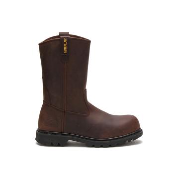 Caterpillar Revolver Steel Toe Férfi Munkabakancs Barna | HU2444SO