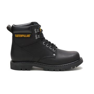 Caterpillar Second Shift Férfi Munkavédelmi Bakancs Fekete | HU2362HK