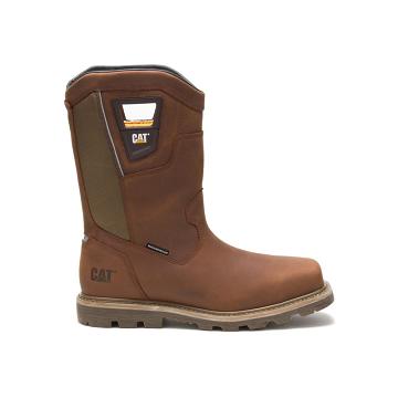 Caterpillar Stillwell Vízálló Steel Toe Férfi Vízálló Bakancs Barna | HU2491JJ