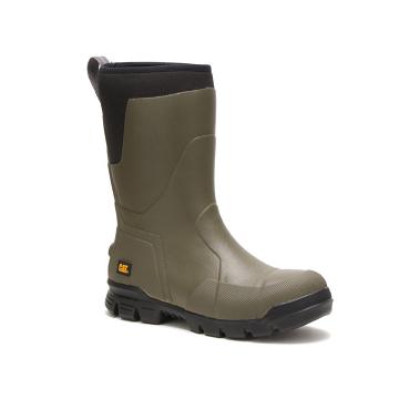Caterpillar Stormers 11" Steel Toe Női Munkabakancs Olivazöld | HU2782NB