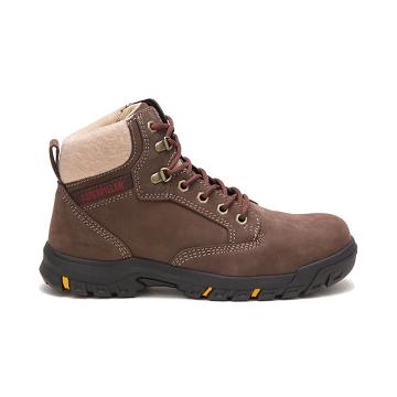 Caterpillar Tess Steel Toe Női Munkavédelmi Bakancs Kávé | HU2769SO