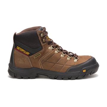 Caterpillar Threshold Vízálló Férfi Munkavédelmi Bakancs Barna | HU2365DN